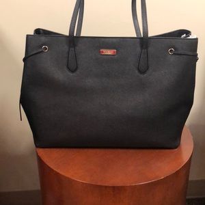Kate Spade Laurel Black Leather Tote NWT